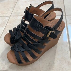 Lucky Brand Black Sandals.  Great condition